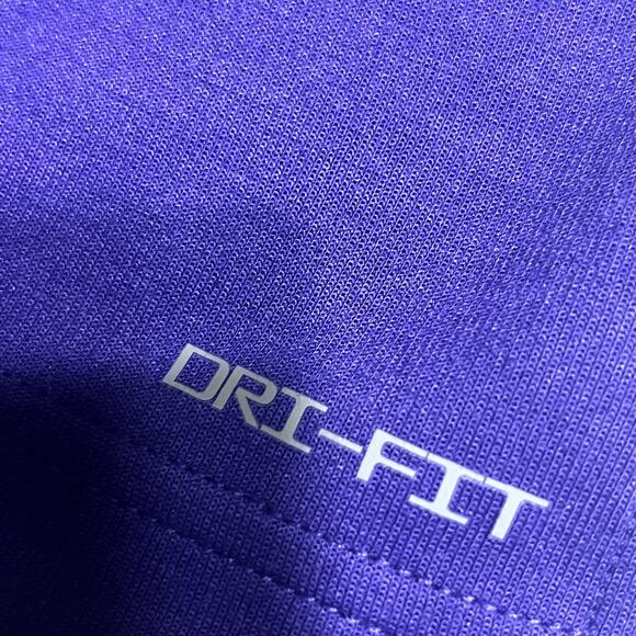 NIKE JORDAN WOMENS
HALF ZIP COACHES TOP PURPLE AND WHITE SPORT NFL COLLEGE M - Picture 8 of 8